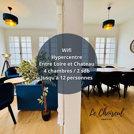Le Choiseul - T5 Entre Loire Et Chateau Royal - Manoir De La Concorde Amboise Bagian luar foto